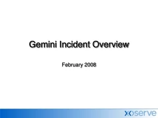 Gemini Incident Overview