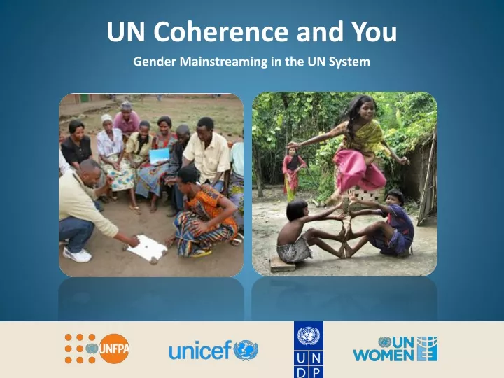 un coherence and you gender mainstreaming