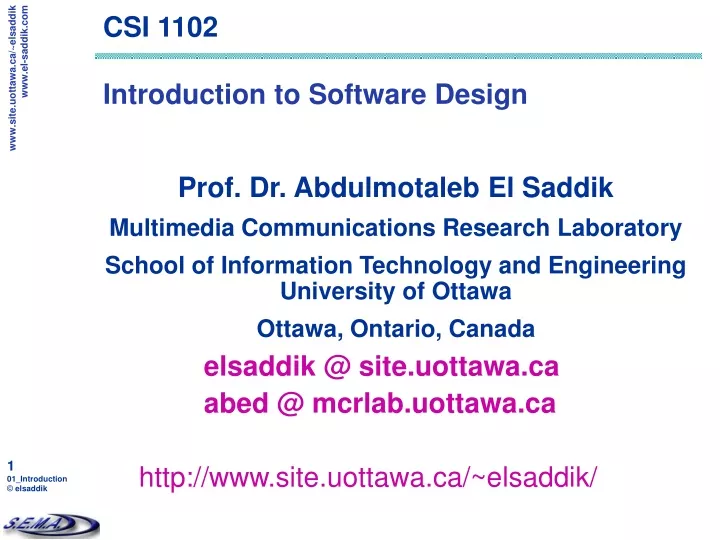 csi 1102 introduction to software design