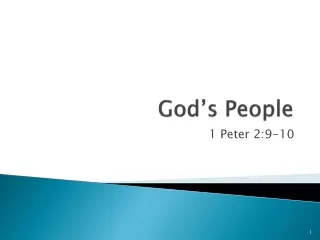 God’s People