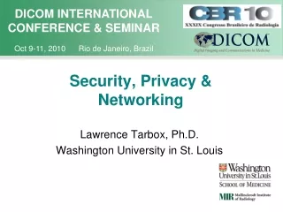 Security, Privacy &amp; Networking