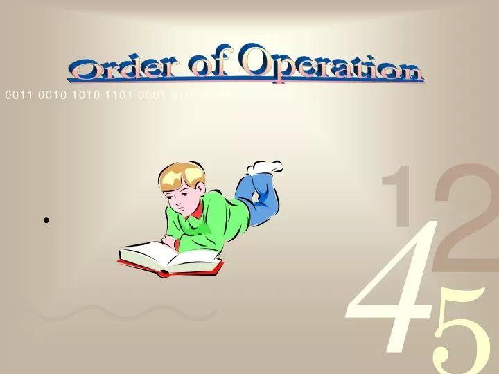 order of operation