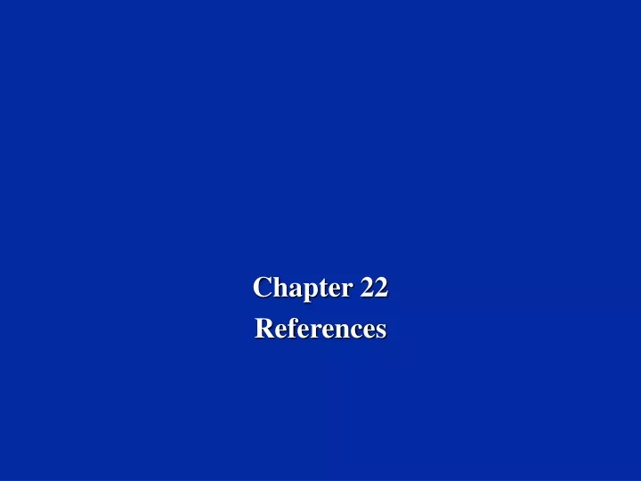 chapter 22 references