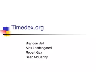 Timedex
