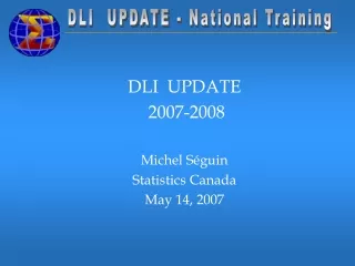 DLI  UPDATE - National Training
