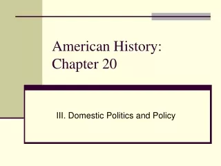 american history chapter 20