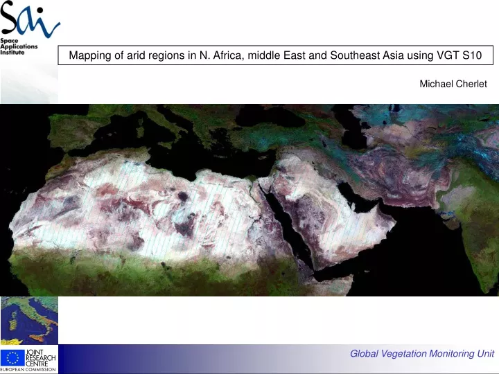 mapping of arid regions in n africa middle east
