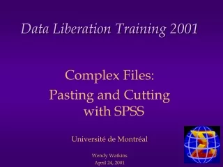 Data Liberation Training 2001