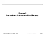 MIPS Arithmetic Instructions: Language of the Machine - slide 1