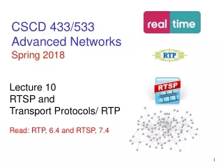 CSCD 433/533 Advanced Networks Spring 2018