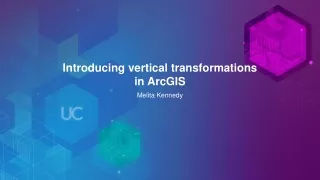 Introducing vertical transformations in ArcGIS