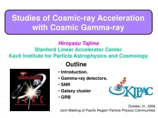 Studies of Cosmic-ray Acceleration with Cosmic Gamma-ray