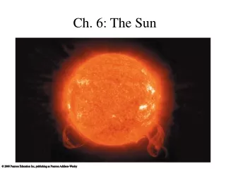 Ch. 6: The Sun