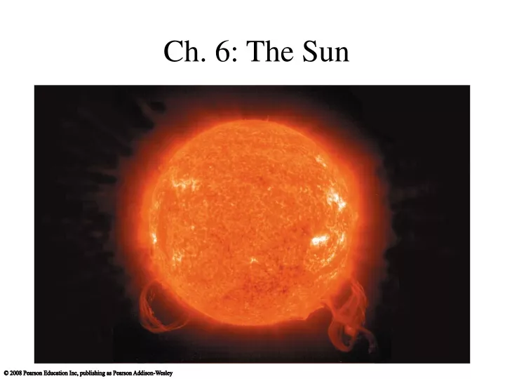 ch 6 the sun