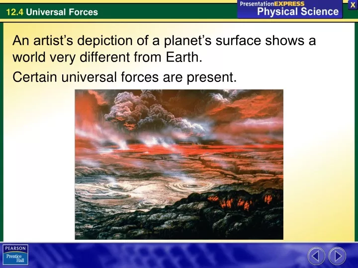an artist s depiction of a planet s surface shows