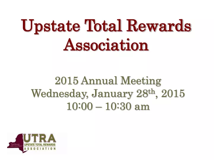 upstate total rewards association