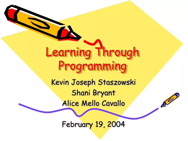 learning through programming
