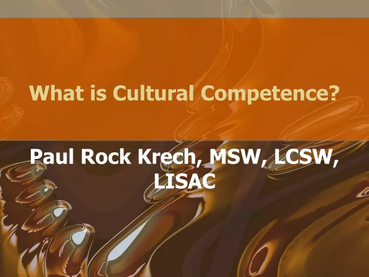 what is cultural competence