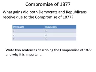 Compromise of 1877