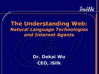 The Understanding Web: Natural Language Technologies and Internet Agents