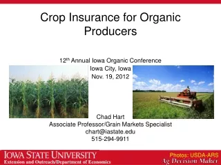 Crop Insurance for Organic Producers