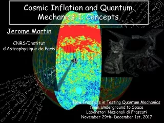 Cosmic  Inflation and Quantum  Mechanics  I: Concepts