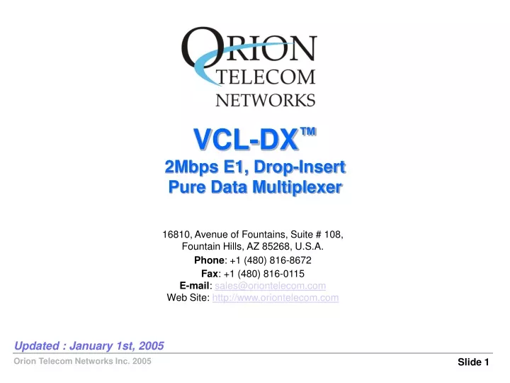 vcl dx 2mbps e1 drop insert pure data multiplexer