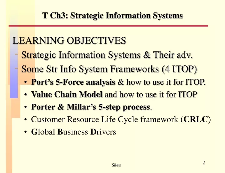 t ch3 strategic information systems