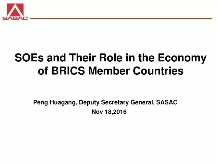 soes and their role in the economy of brics member countries