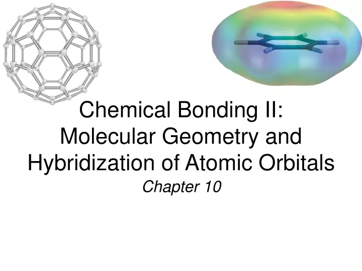 chemical bonding ii molecular geometry