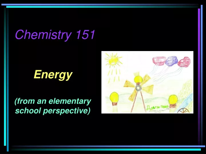 chemistry 151