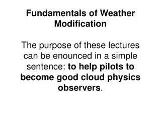 Cloud Physics and Chemistry Primary    Historical Brief