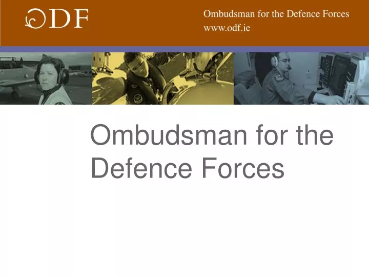 ombudsman for the defence forces