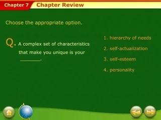Chapter Review