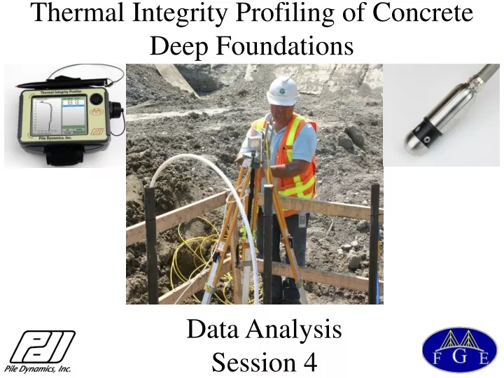 thermal integrity profiling of concrete deep