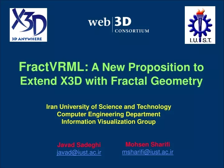 fractvrml a new proposition to extend x3d with