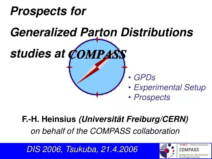 prospects for generalized parton distributions studies at