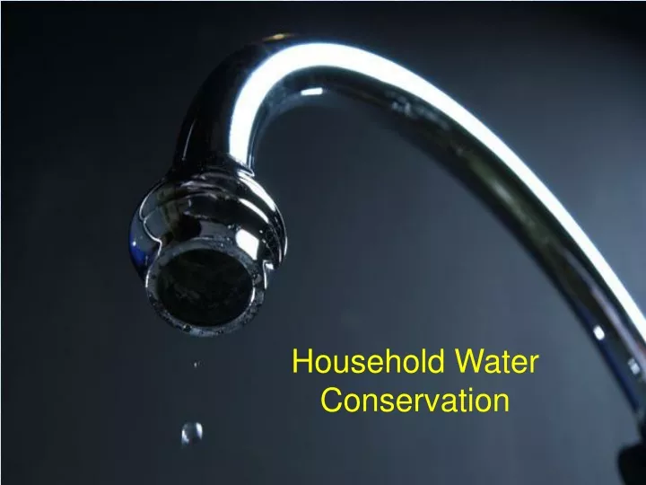 household water conservation
