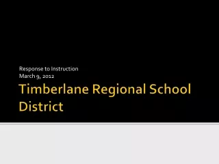 Timberlane Regional School District