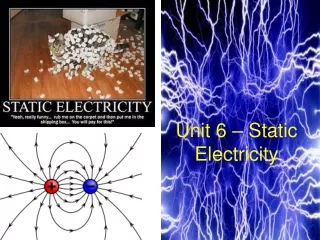 Unit 6 – Static Electricity