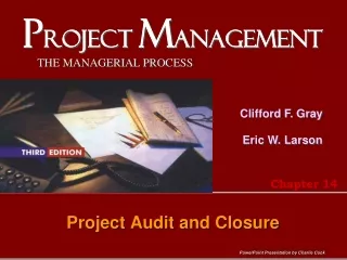 Project Audit and Closure