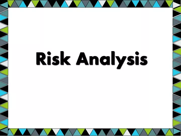 risk analysis