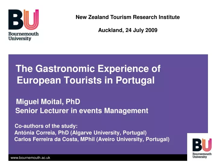 new zealand tourism research institute auckland