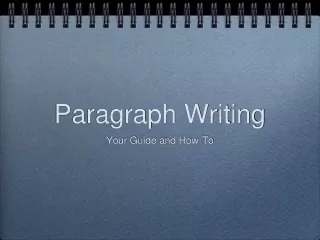 Paragraph Writing
