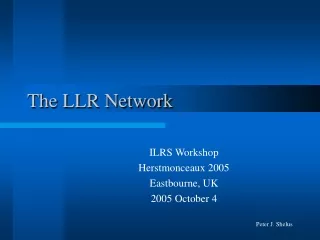 The LLR Network