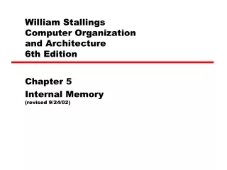 William Stallings  Computer Organization  and Architecture 6th Edition