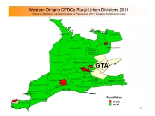 Western Ontario CFDCs Rural-Urban Divisions 2011