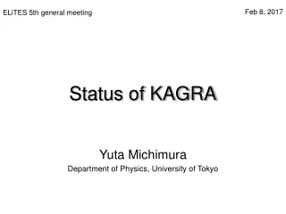 Status of KAGRA