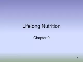 Lifelong Nutrition