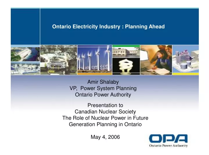 ontario electricity industry planning ahead